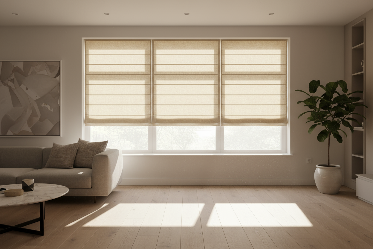 create an image for roman blinds
